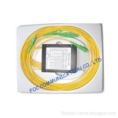 Bare Blockless Optical Fiber Splitter 1 * 4 for Passive Opt